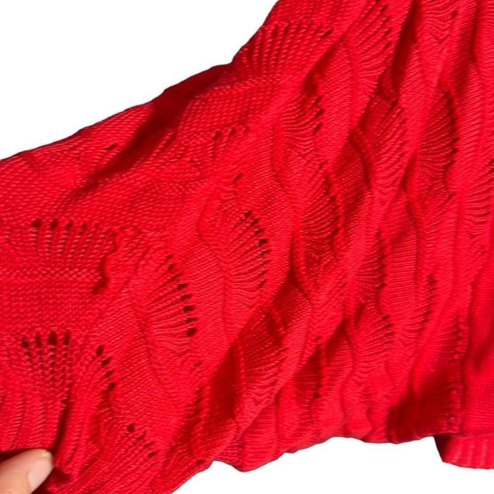 Tulle Batwing cropped Top Size M - Picture 4 of 13